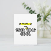 Italianen zijn Sofa King Cool Briefkaart (Staand voorkant)