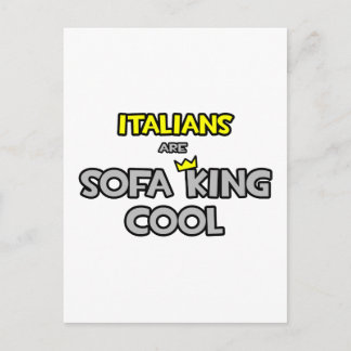 Italianen zijn Sofa King Cool Briefkaart