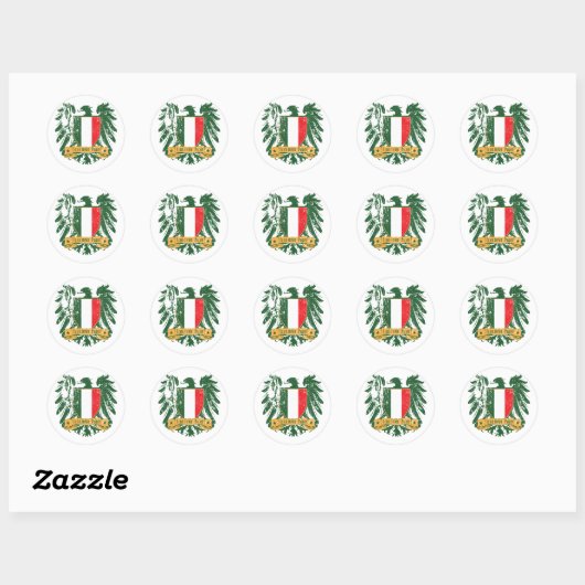 Italiano Puro Ronde Sticker (Vel)