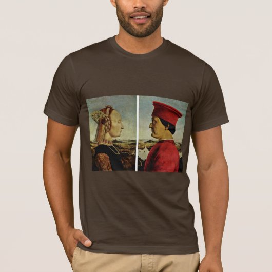 Italiano: Ritratto di Federico Da Montefeltro, Bat T-shirt (Voorkant)