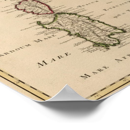 Italië 10 poster (Hoek)