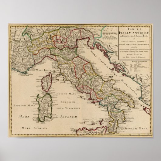 Italië 10 poster (Voorkant)