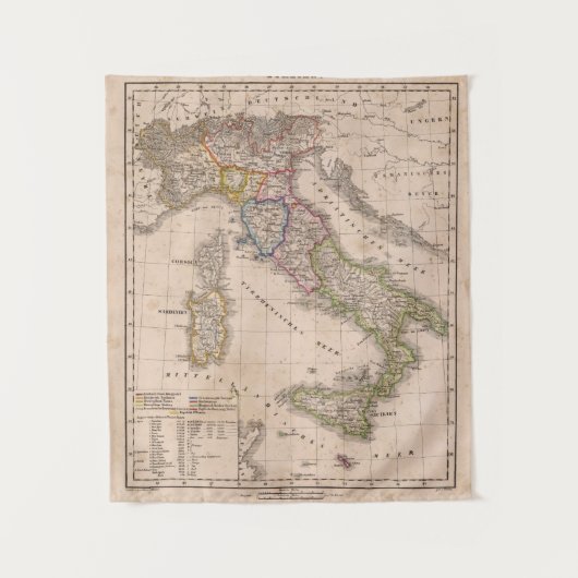 Italië 10 wandkleed (Voorkant)