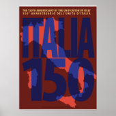 Italië 150e Jubileum van het Poster van de Unifica (Voorkant)