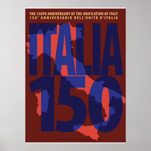 Italië 150e Jubileum van het Poster van de Unifica (Voorkant)