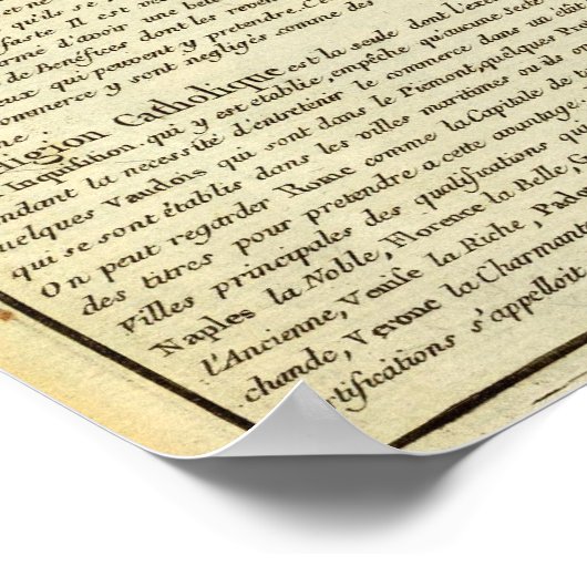 Italië 15 poster (Hoek)