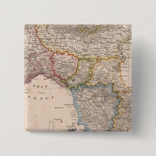 Italië 15 vierkante button 5,1 cm (Voorkant)
