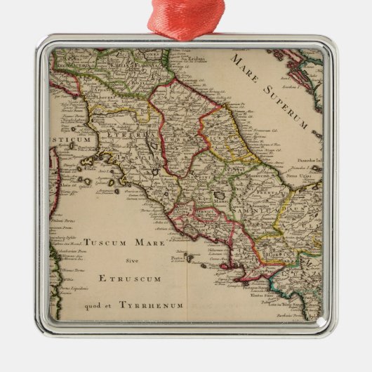 Italië 16 metalen ornament (Voorkant)