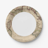 Italië 16 papieren bordje (Voorkant)