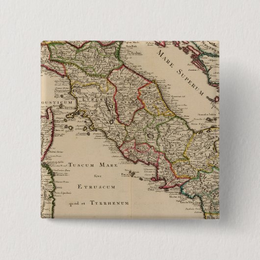 Italië 16 vierkante button 5,1 cm (Voorkant)