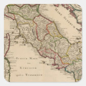 Italië 16 vierkante sticker (Voorkant)