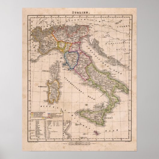 Italië 17 poster (Voorkant)