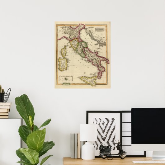 Italië 18 poster (Thuiskantoor)