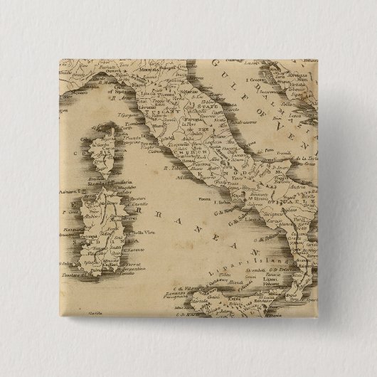 Italië 18 vierkante button 5,1 cm (Voorkant)