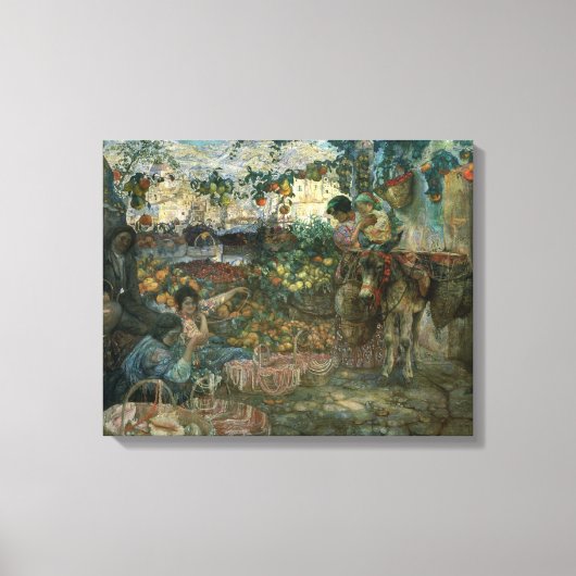 Italië, 1911 canvas afdruk (Voorkant)