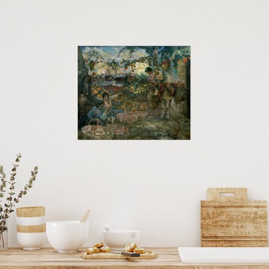 Italië, 1911 poster (Keuken)