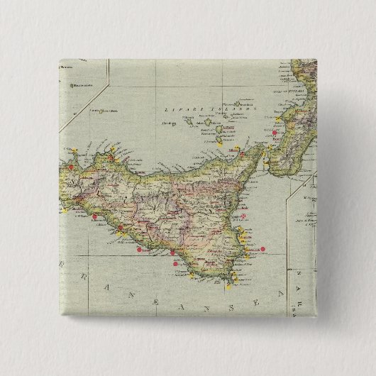 Italië 19 vierkante button 5,1 cm (Voorkant)