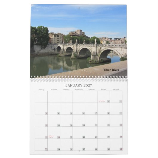 Italië 2013 kalender (Jan 2027)
