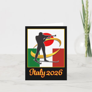 Italië 2026 Biatlon Japan Italië Vlaggen 2026 Wint Kaart
