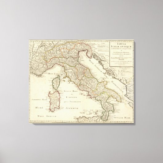 Italië 20 canvas afdruk (Voorkant)