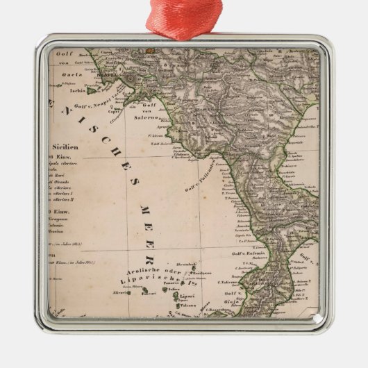 Italië 22 metalen ornament (Voorkant)