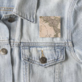 Italië 22 vierkante button 5,1 cm (In situ)