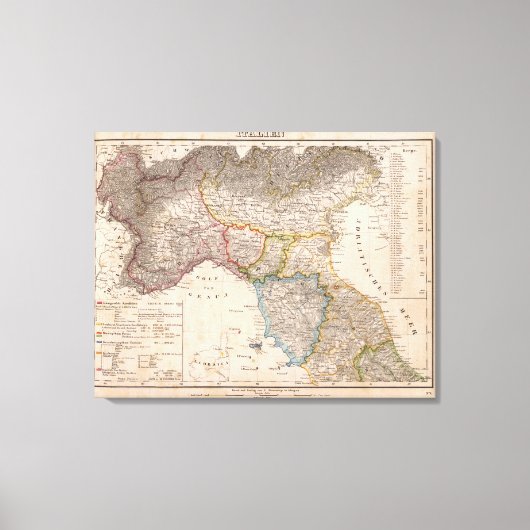 Italië 24 canvas afdruk (Voorkant)