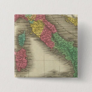 Italië 24 vierkante button 5,1 cm