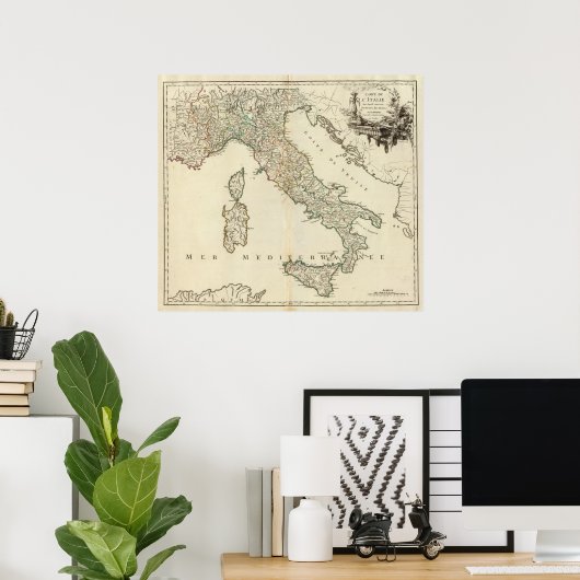 Italië 25 poster (Thuiskantoor)