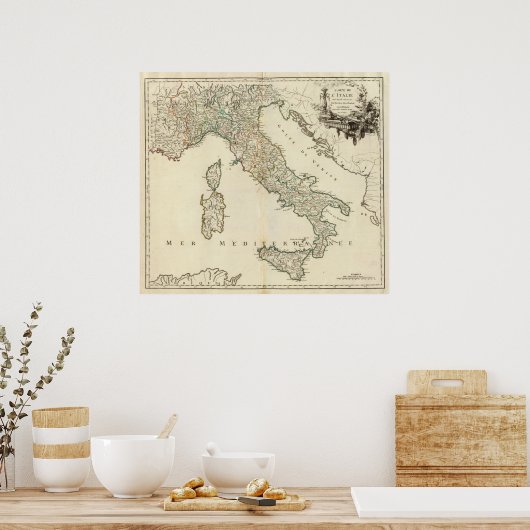 Italië 25 poster (Keuken)