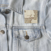Italië 25 vierkante button 5,1 cm (In situ)