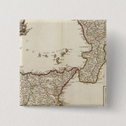 Italië 25 vierkante button 5,1 cm (Voorkant)