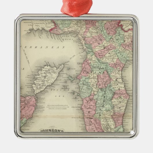 Italië 26 metalen ornament (Voorkant)