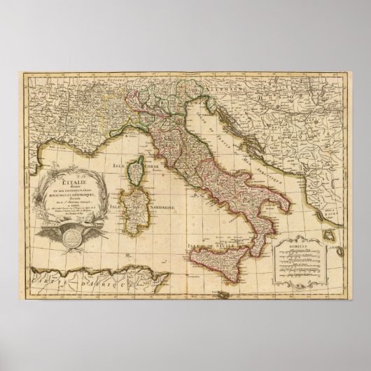 Italië 29 poster (Voorkant)