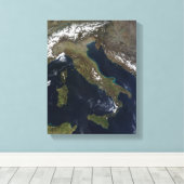 Italië 2 canvas afdruk (Insitu (Houten vloer))