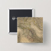Italië 2 vierkante button 5,1 cm (Voorkant /achterkant)