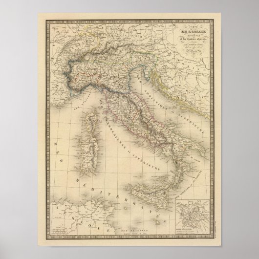 Italië 3 poster (Voorkant)