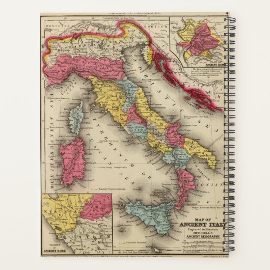 Italië 4 planner (Achterkant)