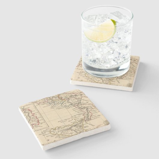 Italië 4 stenen onderzetter (Zijkant)