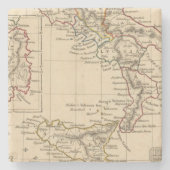 Italië 4 stenen onderzetter (Voorkant)