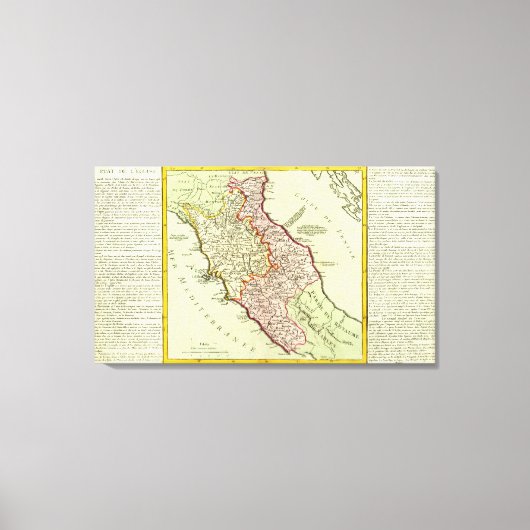 Italië 5 canvas afdruk (Voorkant)