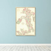 Italië 6 canvas afdruk (Insitu (Houten vloer))