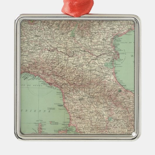 Italië 7 metalen ornament (Voorkant)