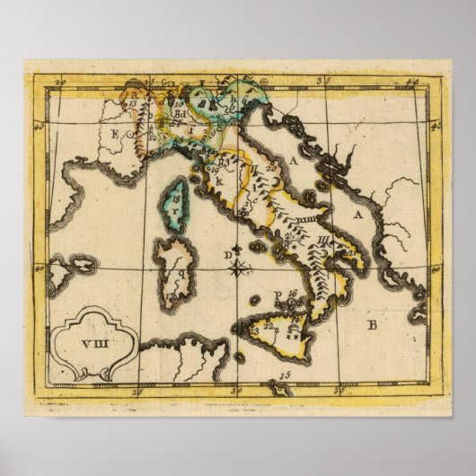 Italië 7 poster (Voorkant)