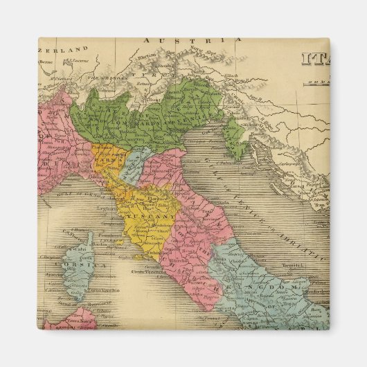 Italië 8 magneet (Voorkant)