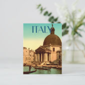Italië Aangepaste tekst San Simeone Piccolo Venice Briefkaart (Staand voorkant)