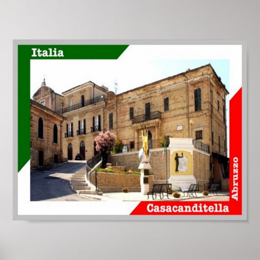 Italië - Abruzzo - Casacanditella - Poster (Voorkant)