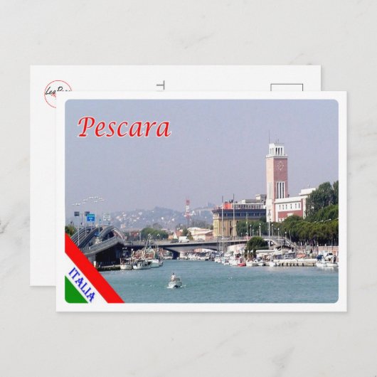 Italië - Abruzzo - Pescara - Briefkaart (Voorkant / Achterkant)