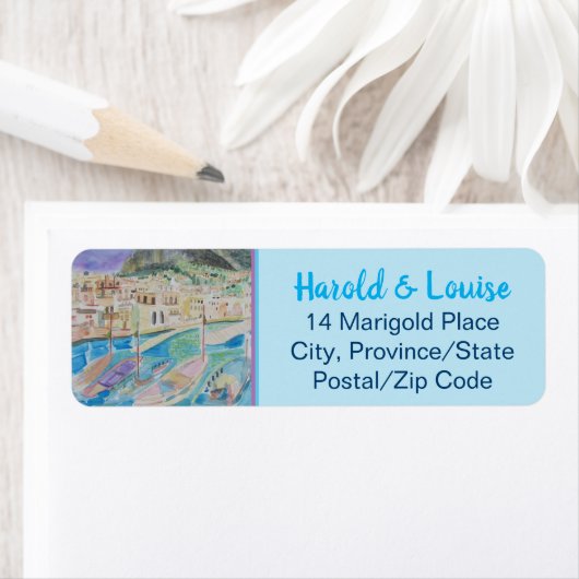 Italië Adresetiketten Etiket (Insitu)