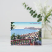 Italië, Alassio, Bay en de stad Briefkaart (Staand voorkant)
